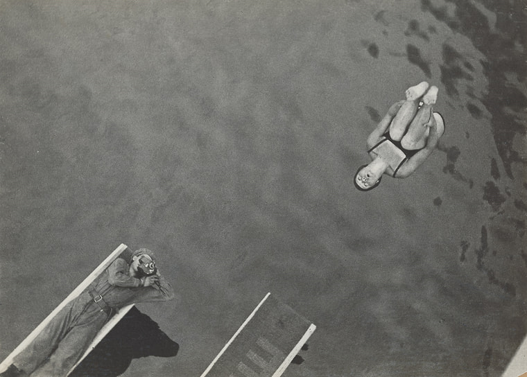Елеазар Лангман. «Прыжок в воду». 1929