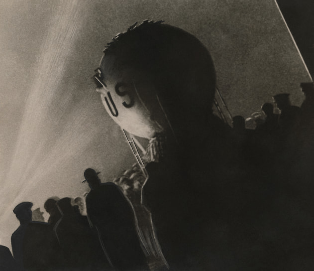 Роман Кармен. «Подъем стратостата “СССР-1”», 1933
