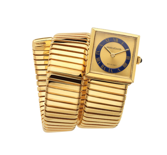 Исторические часы Tubogas с механизмом Jaeger LeCoultre из архива Bvlgari