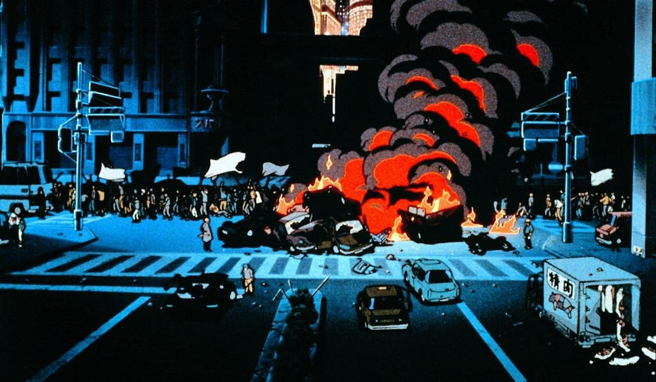 Кадр из мультфильма «Акира», режиссер Кацухиро Отомо, 1987