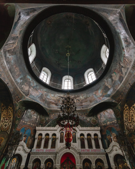 Интерьеры Троицкой церкви в поселке Тума Рязанской области, 1823