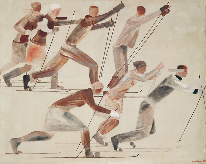 Александр Дейнека. «Лыжники», 1931