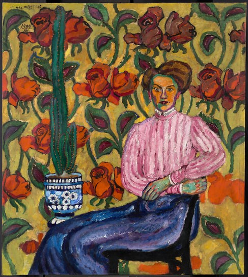 Илья Машков. «Портрет В.П. Виноградовой», 1909
