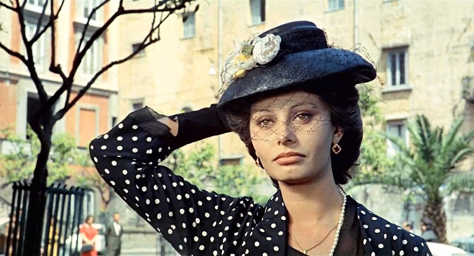 Кадр из фильма «Брак по-итальянски», режиссер Витторио Де Сика, 1964