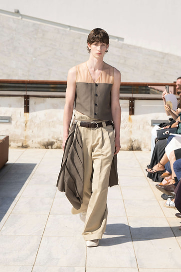 Niccol&amp;ograve; Pasqualetti на Pitti Uomo 108 с коллекцией SS 2026