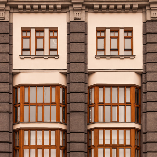 Модерн, историческая застройка Саратова