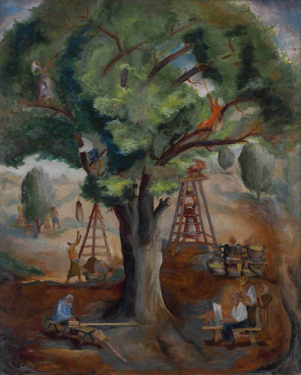 Ефросинья Ермилова-Платова. «Древо жизни», 1933