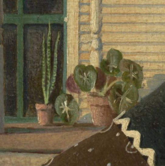 Грант Вуд. Фрагмент картины «Американская готика», 1930