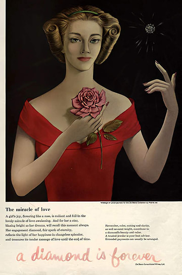 Рекламная кампания De Beers «A Diamond Is Forever», 1946