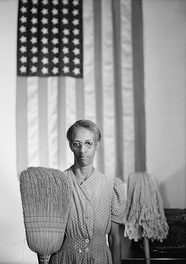 Гордон Паркс. «Американская готика. Вашингтон, округ Колумбия», 1942