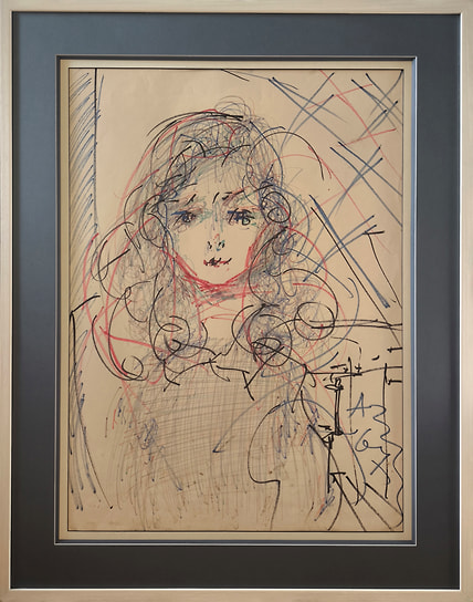 Анатолий Зверев. «Девушка», 1967