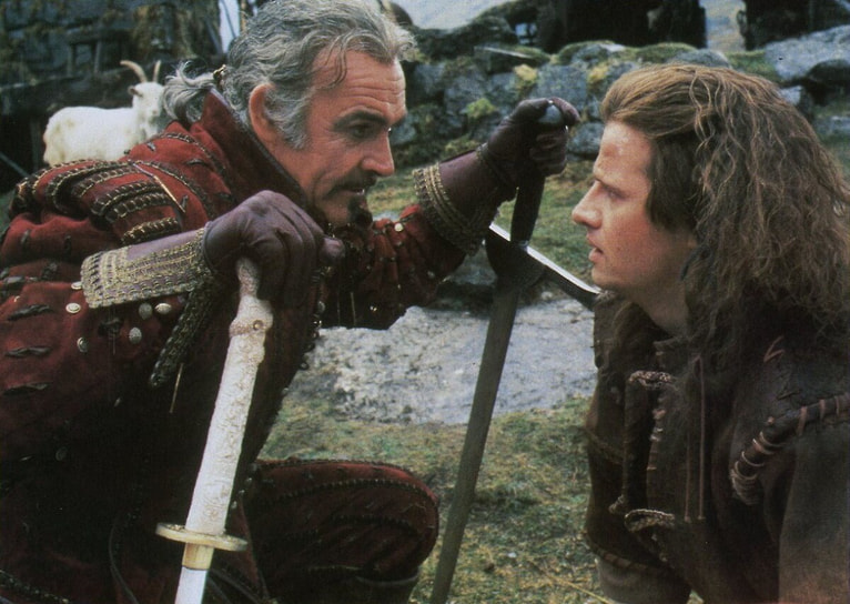 Кадр из фильма «Горец», режиссер Расселл Малкэхи, 1986