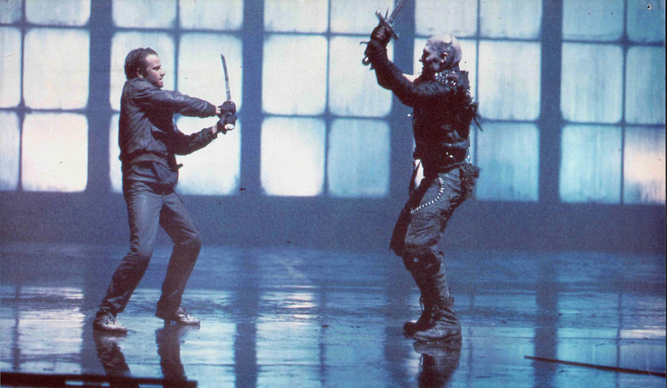 Кадр из фильма «Горец», режиссер Расселл Малкэхи, 1986